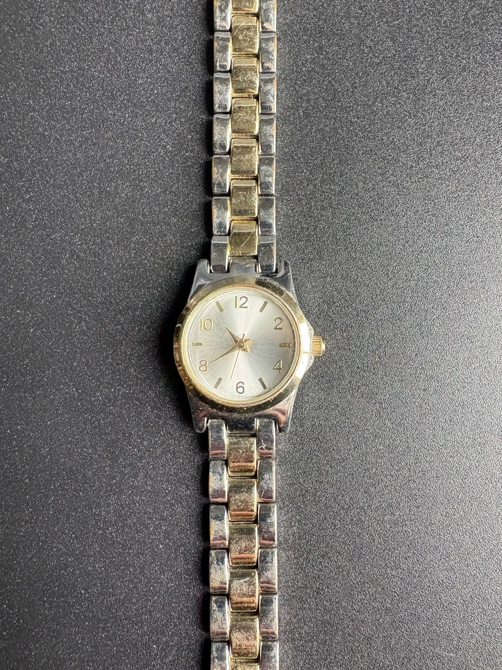 Two-Tone Women's Bracelet Watch - Gold & Silver